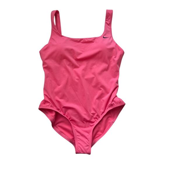 Nike NWOT Essential U-Back Women's One-Piece Swimsuit - Sea Coral Size L - Picture 1 of 7